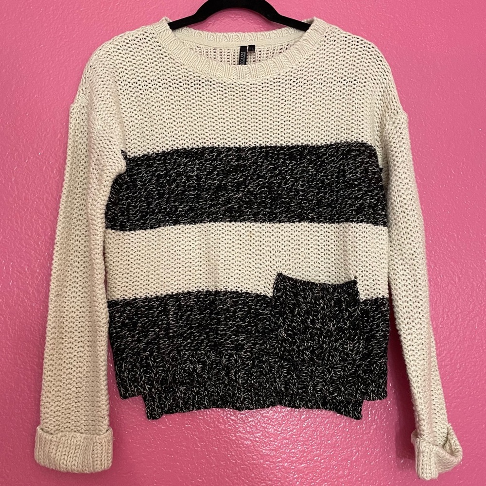 Black and White Sweater